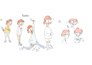 design and illustrate original characters